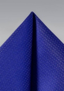 Zakdoek gestructureerd blauw