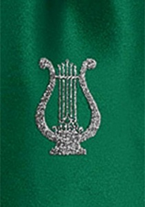 Krawatte Lyra flaschengrün
