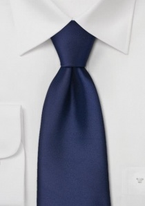 Zakelijke stropdas met elastische band navy