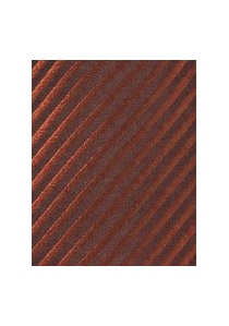 Zakelijke stropdas streep structuur bruin rood