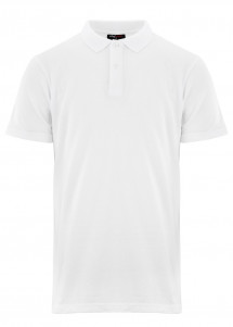 Herenpolo in piquékwaliteit / katoenmix (wit)