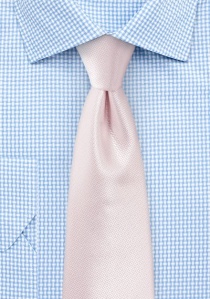Zakelijke stropdas structuur uni blush-rosé