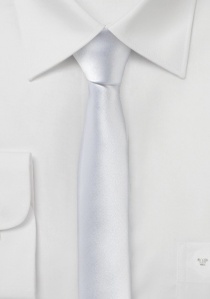 Extra slanke zakelijke stropdas sneeuwwitje