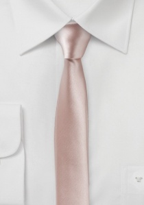 Extra slanke zakelijke stropdas blozen roze