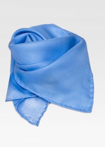 Dame sjaal zijde hemelsblauwe vlakte