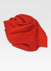 Dames sjaal zijde rood effen