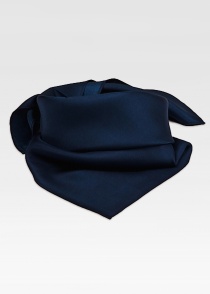 sjaal zijde marineblauwe vlakte