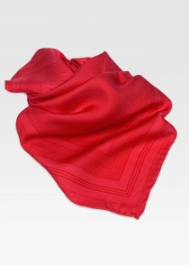 Dames handdoek strepen-rand rood