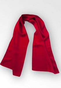 Dames sjaal zijde medium rood
