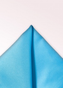 Decoratieve sjaal glans cyaan blauw