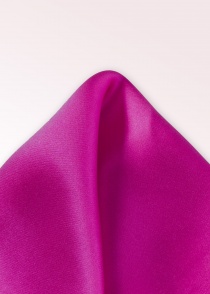 Zakdoek zijde monochroom roze