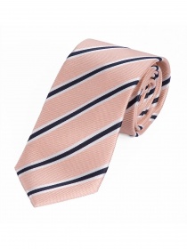 Zakelijke stropdas streep ontwerp roze nacht zwart