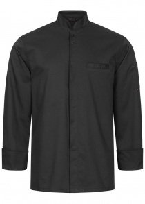Chefmade Heren Biker stijl kok jas (zwart)