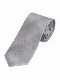 Zakelijke stropdas golf patroon zilver