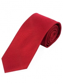 Smalle stropdas rood structuur decor