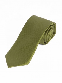 Zakelijke stropdas effen streep structuur groen