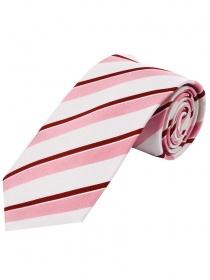 Perfect Tie Stripe Design Snow Bordeaux Rose