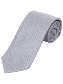 Satijnen stropdas zijde monochroom zilver