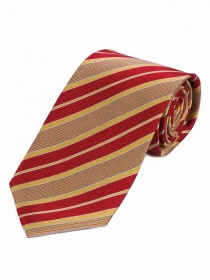 Lange zakelijke stropdas stijlvol streep ontwerp