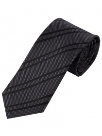 Extra lange stropdas voor heren Antraciet