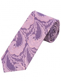 Sevenfold-Krawatte Paisley purpur