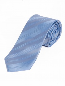 Sevenfold-Krawatte  einfarbig hellblau Streifenstruktur