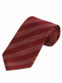 Extra brede stropdas voor heren Structuur Strepen