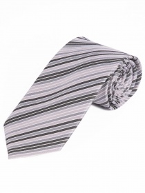 Brede modieuze zakelijke stropdas gestreept