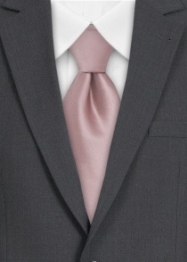 Elegante stropdas in edele rosé