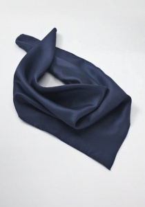 Zijden dames sjaal blauw