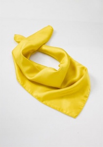 Zijden dames sjaal geel