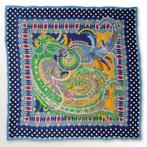 Dames sjaal Paisley patroon Hemelsblauw