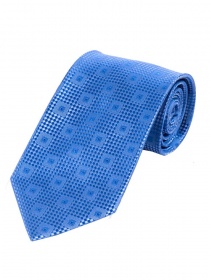 Klassieke breedte stropdas duif blauwe vierkante
