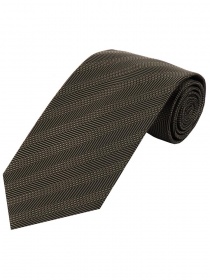 Zakelijke stropdas breed bruin groen structuur
