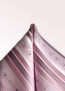 Decoratieve sjaal strepen vegetatieve rosé