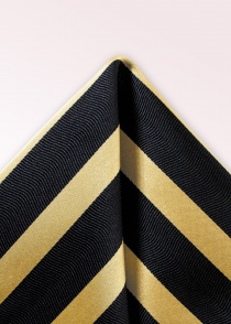Cavalier sjaal streepdesign middernachtblauw