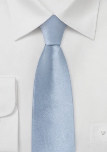 Smalle Zijde stropdas blauw
