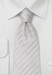 Clip-Krawatte weiß