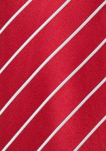 Rode stropdas gestreept