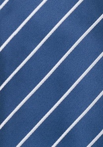 stropdas elegance in koningsblauw strepen
