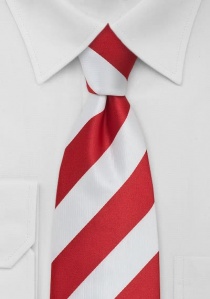 stropdas strepen rood wit