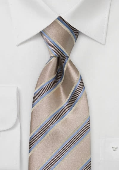 Zijden stropdas blauw |