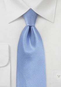 stropdas extra lang licht blauw gestructureerd