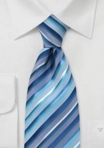 Modieuze stropdas blauw