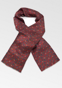 Mannen sjaal Paisley patroon rood groot groot