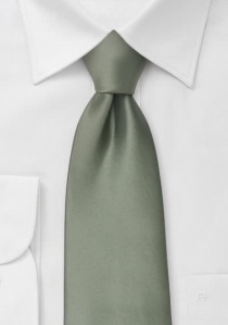 Moulins stropdas in groene olijfkleur