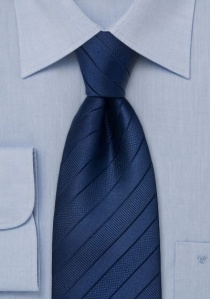 Donkerblauwe stropdas Laval
