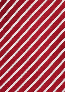 Dignity XXL-Krawatte Rot/Weiß