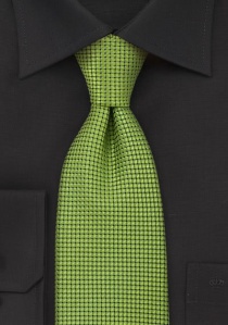 Groene stropdas met structuur
