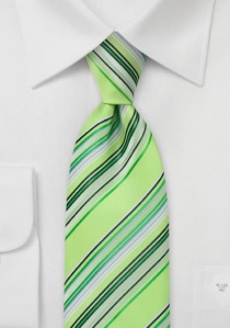 stropdas strepen design groen
